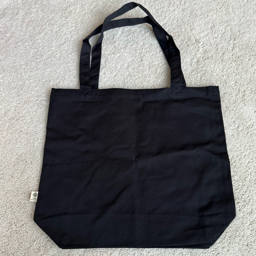 Endel Black Tote Bag with Face Design - Picture 4 of 8